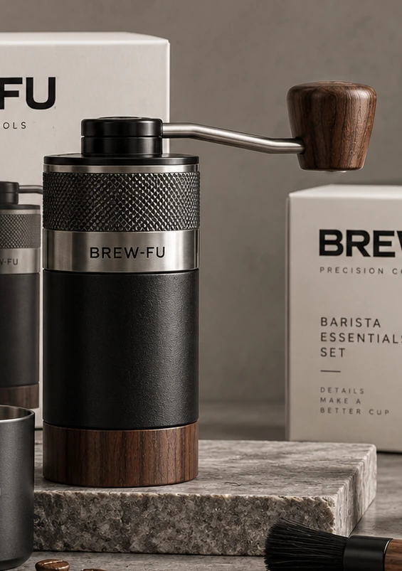BREW-FU manual coffee grinder